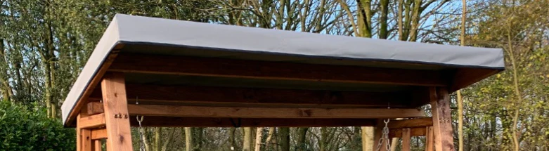 HB139 - Dorset 3 Seat Swing Canopy (Green , Grey or Burgundy) - Image 4