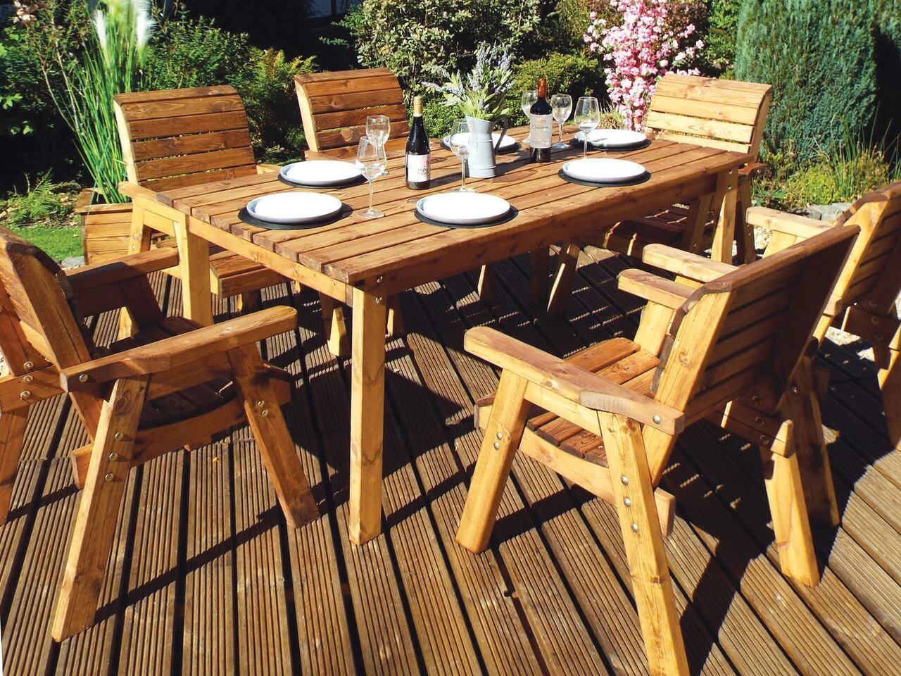 Combo Deal 7 - Six Seater Rectangular Table Set - Image 3