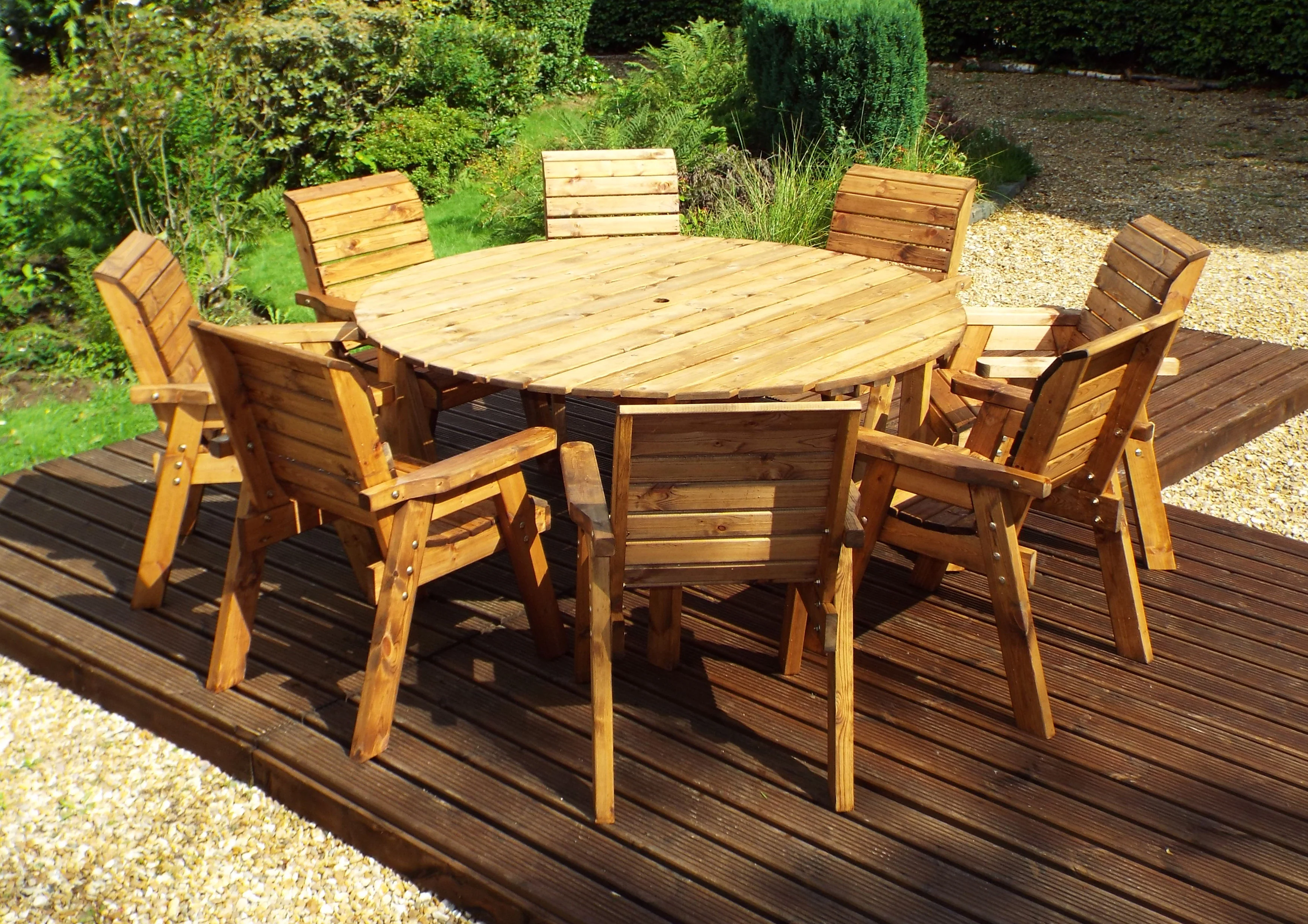 HB11 - Eight Seater Circular Table Set - Image 6