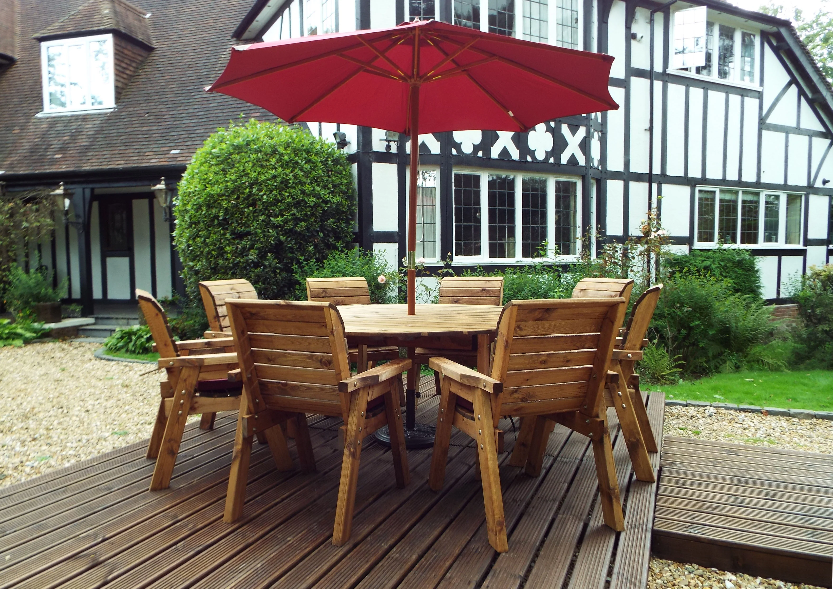HB11 - Eight Seater Circular Table Set - Image 8