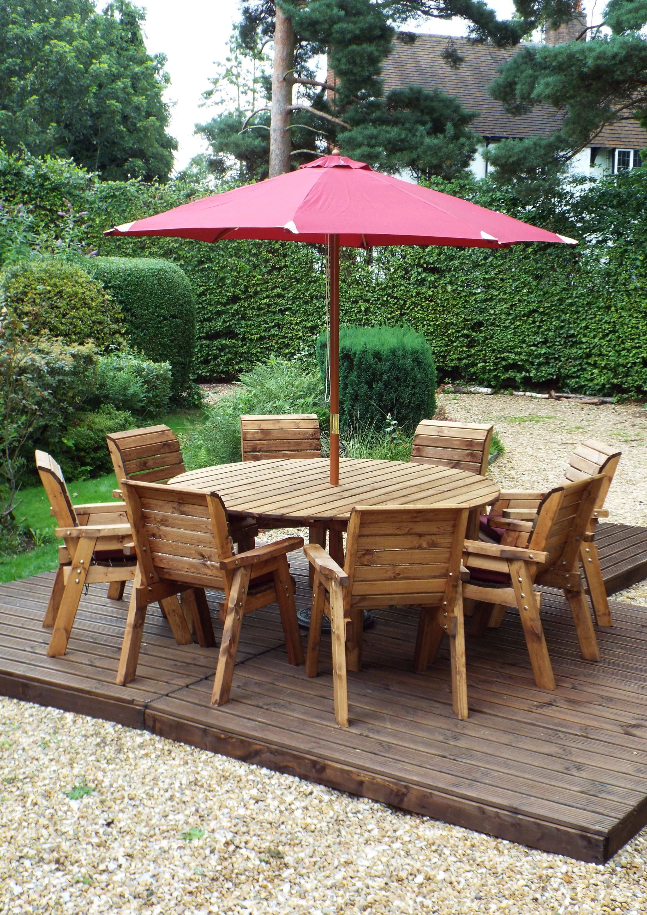 HB11 - Eight Seater Circular Table Set - Image 9