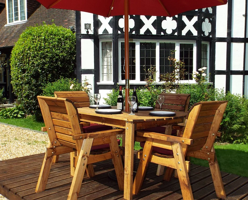 HB12 - Four Seater Rectangular Table Set - Image 4