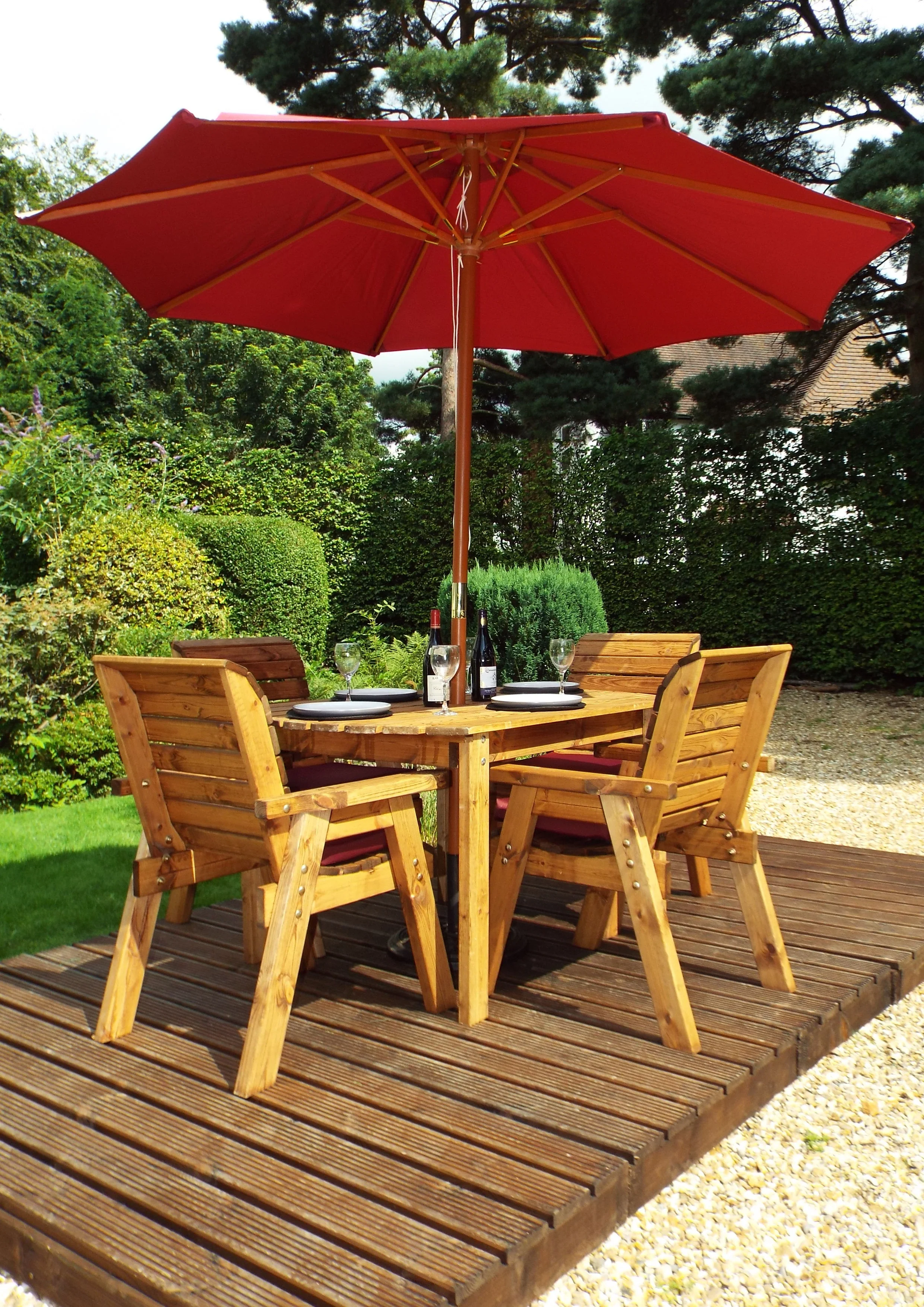 HB12 - Four Seater Rectangular Table Set - Image 5