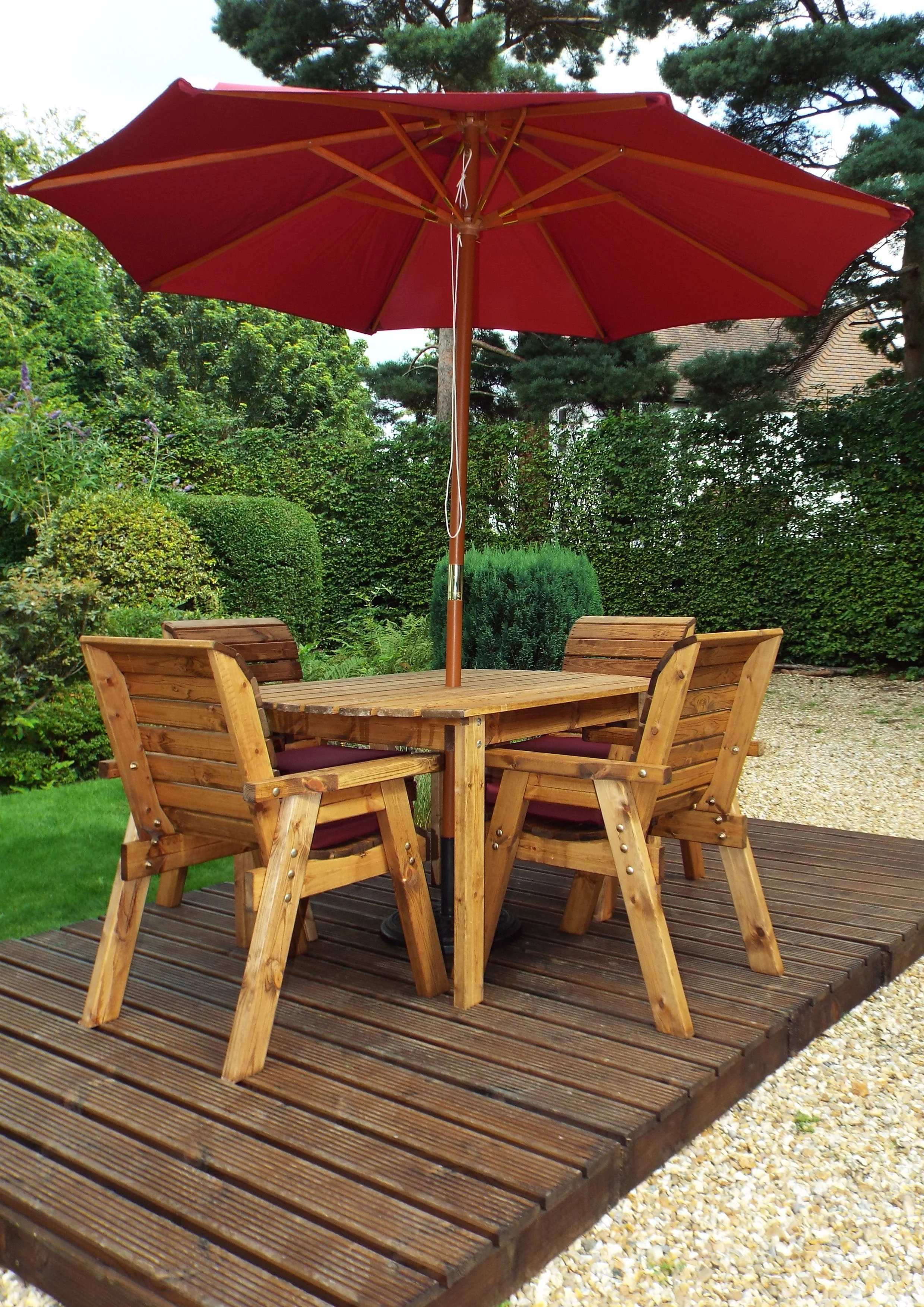 HB12 - Four Seater Rectangular Table Set - Image 6