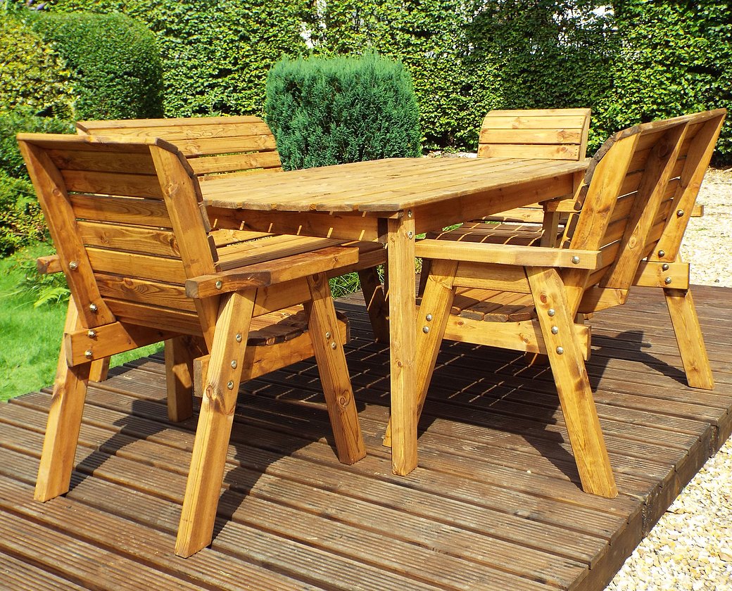 HB14 - Six Seater Rectangular Table Set - Image 4