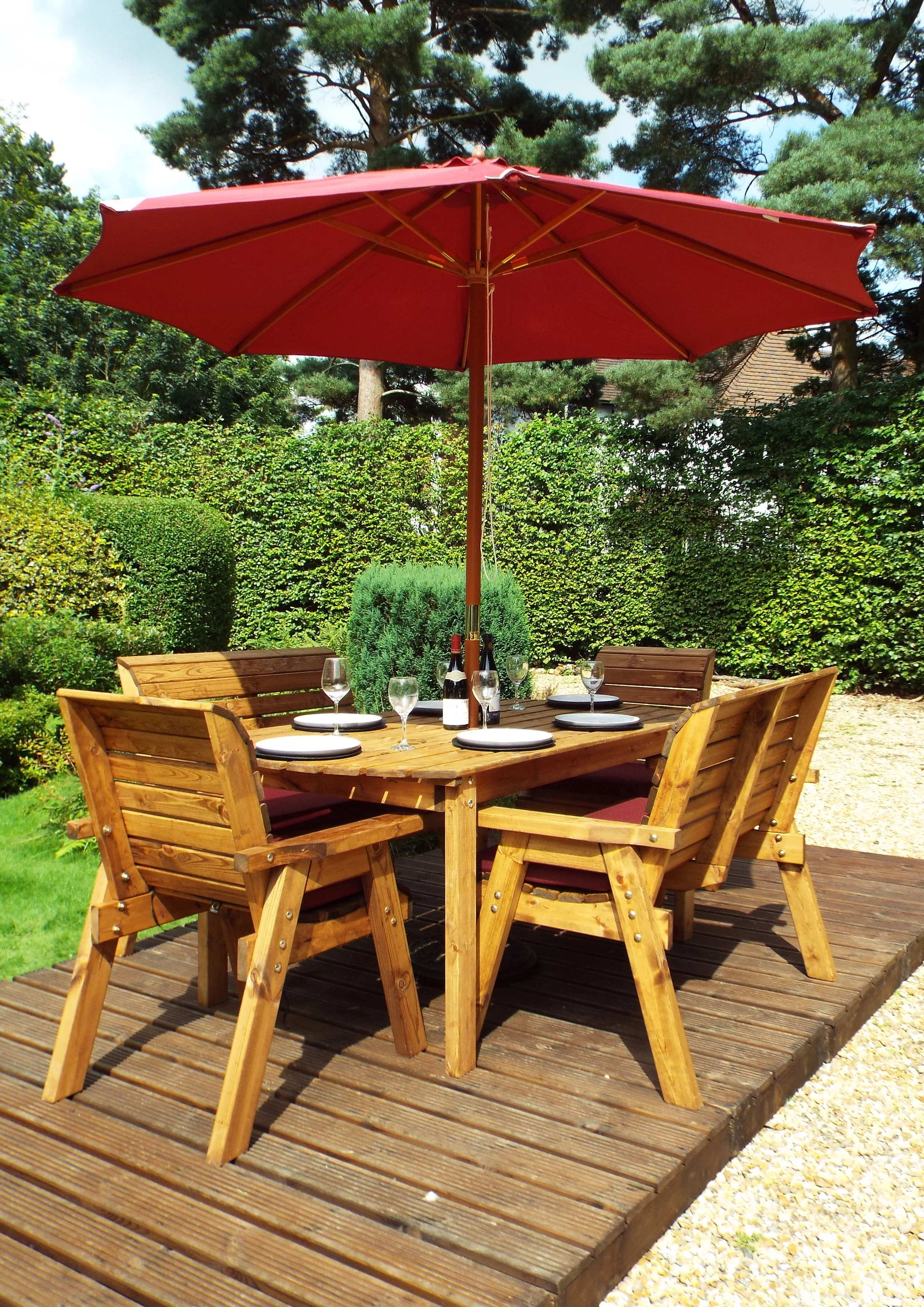 HB14 - Six Seater Rectangular Table Set - Image 6