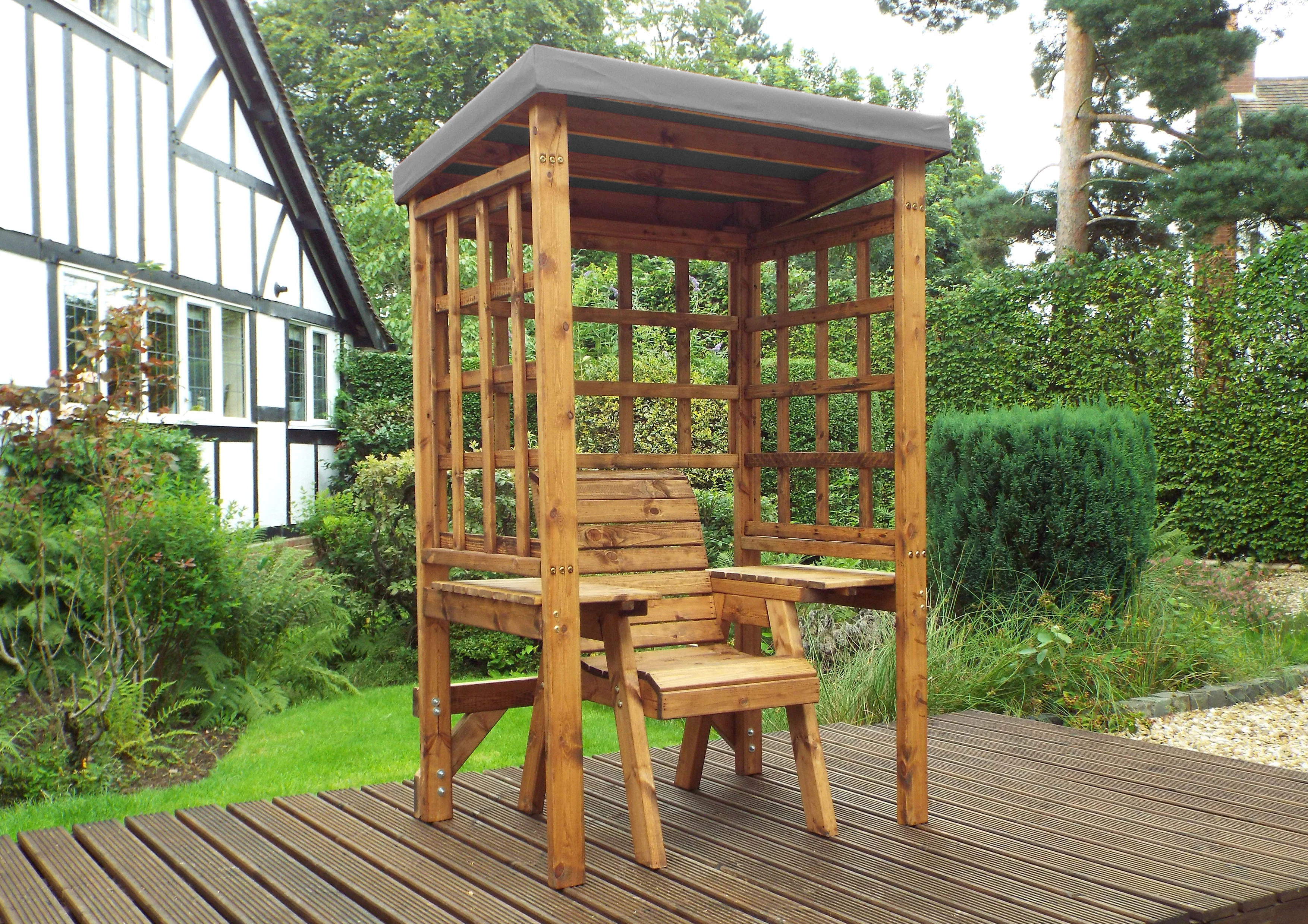 HB143GR - Wentworth Single Arbour Grey - Image 3