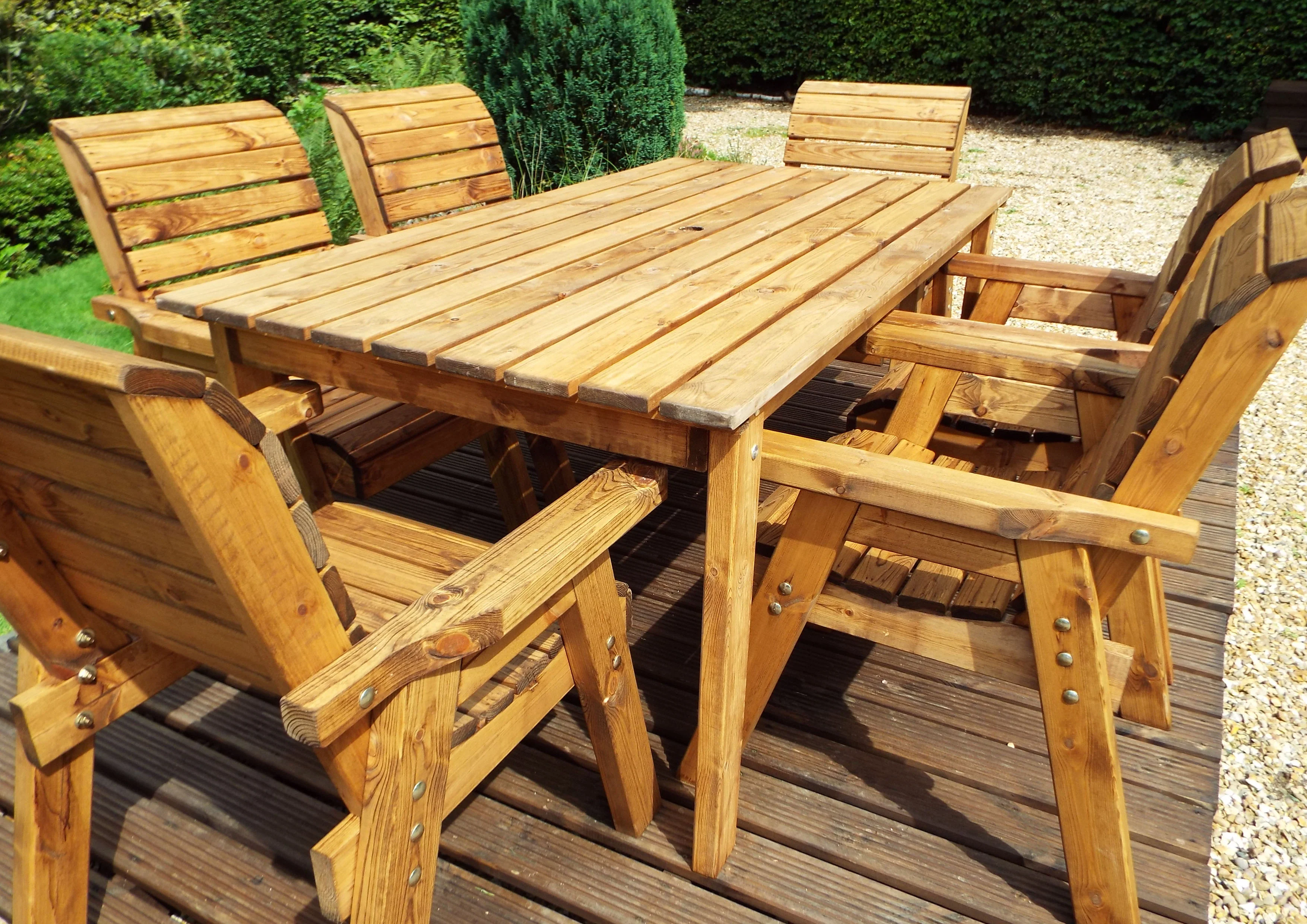 HB15 - Six Seater Rectangular Table Set - Image 7