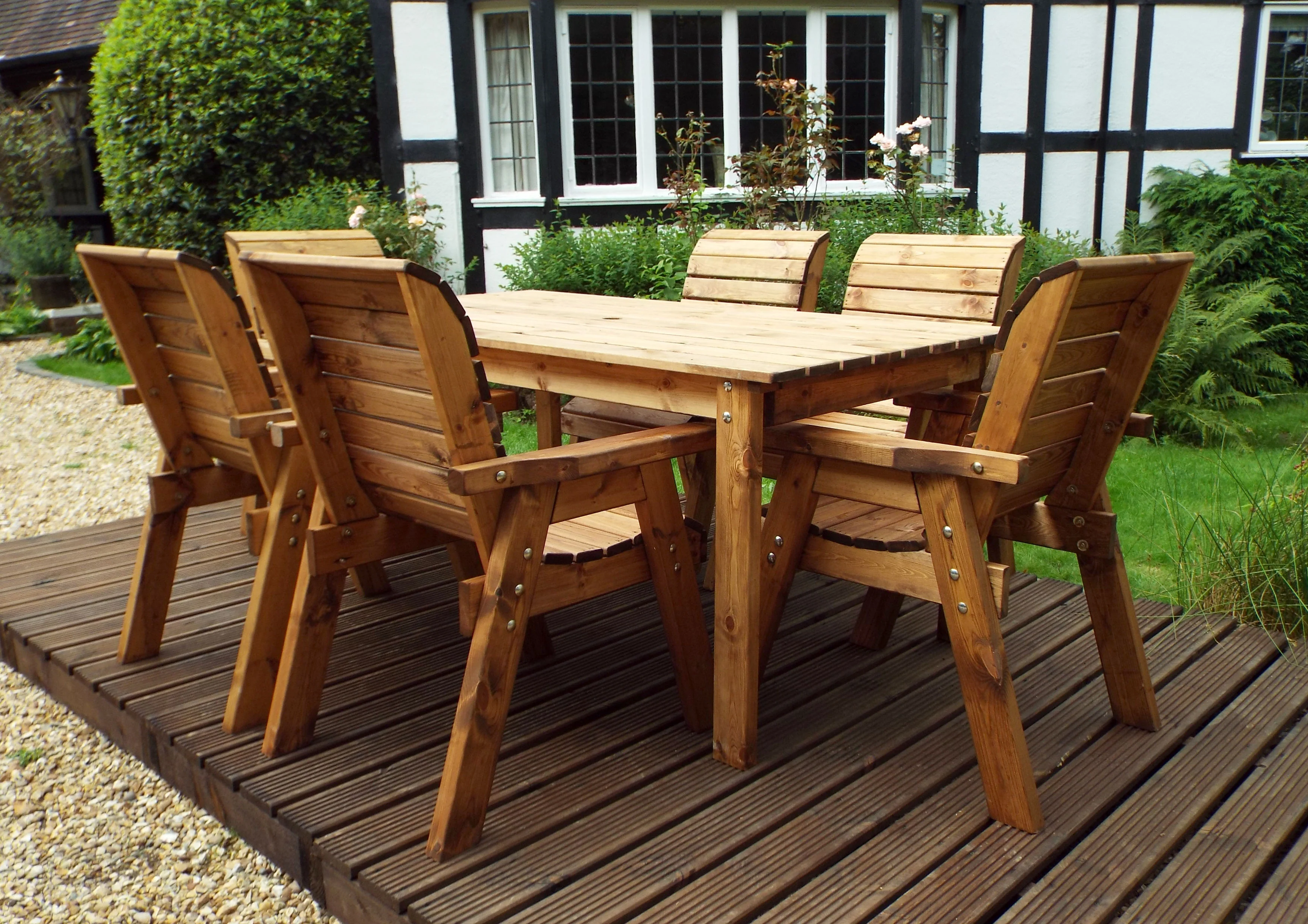 HB15 - Six Seater Rectangular Table Set - Image 8