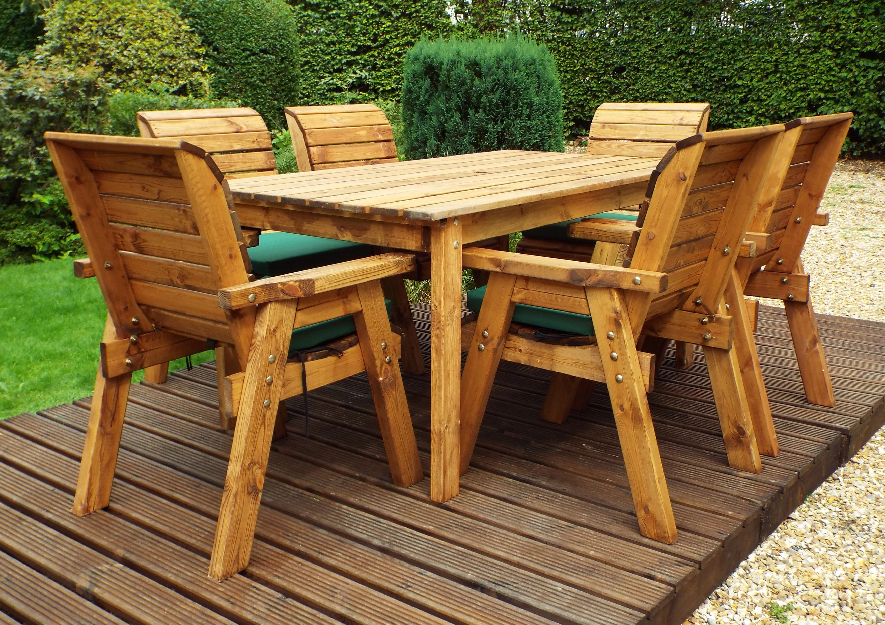 HB15 - Six Seater Rectangular Table Set - Image 9