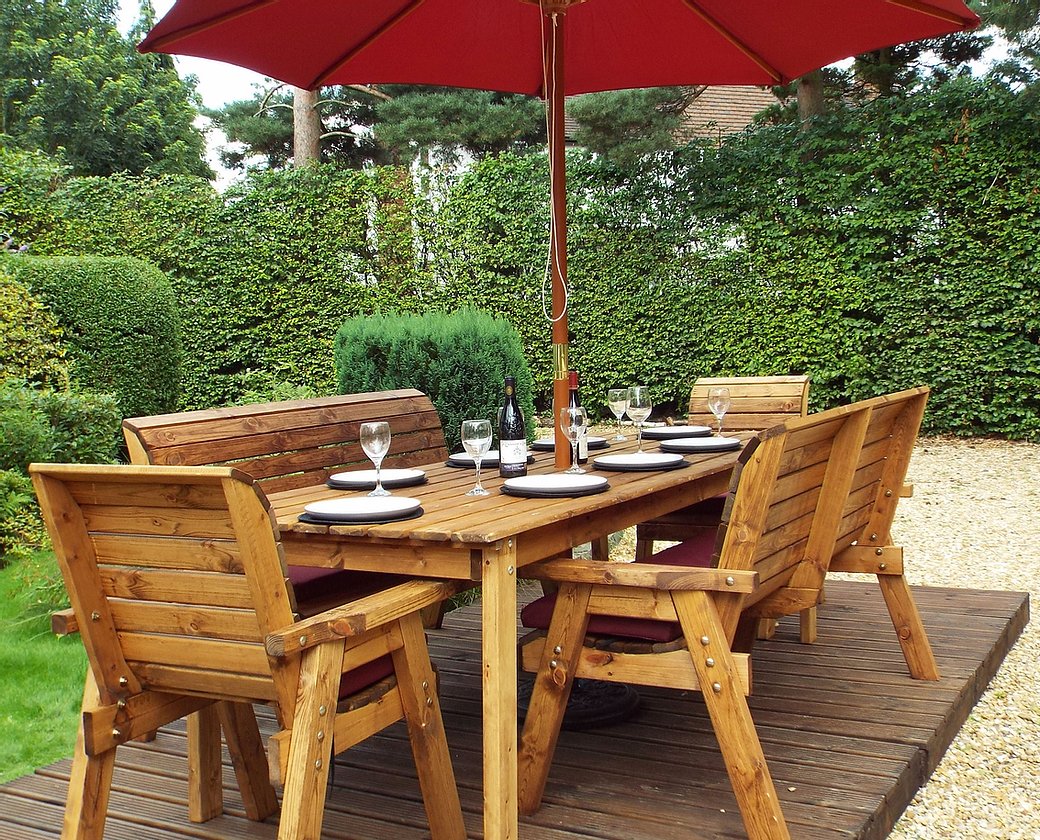 HB16 - Eight Seater Rectangular Table Set - Image 3