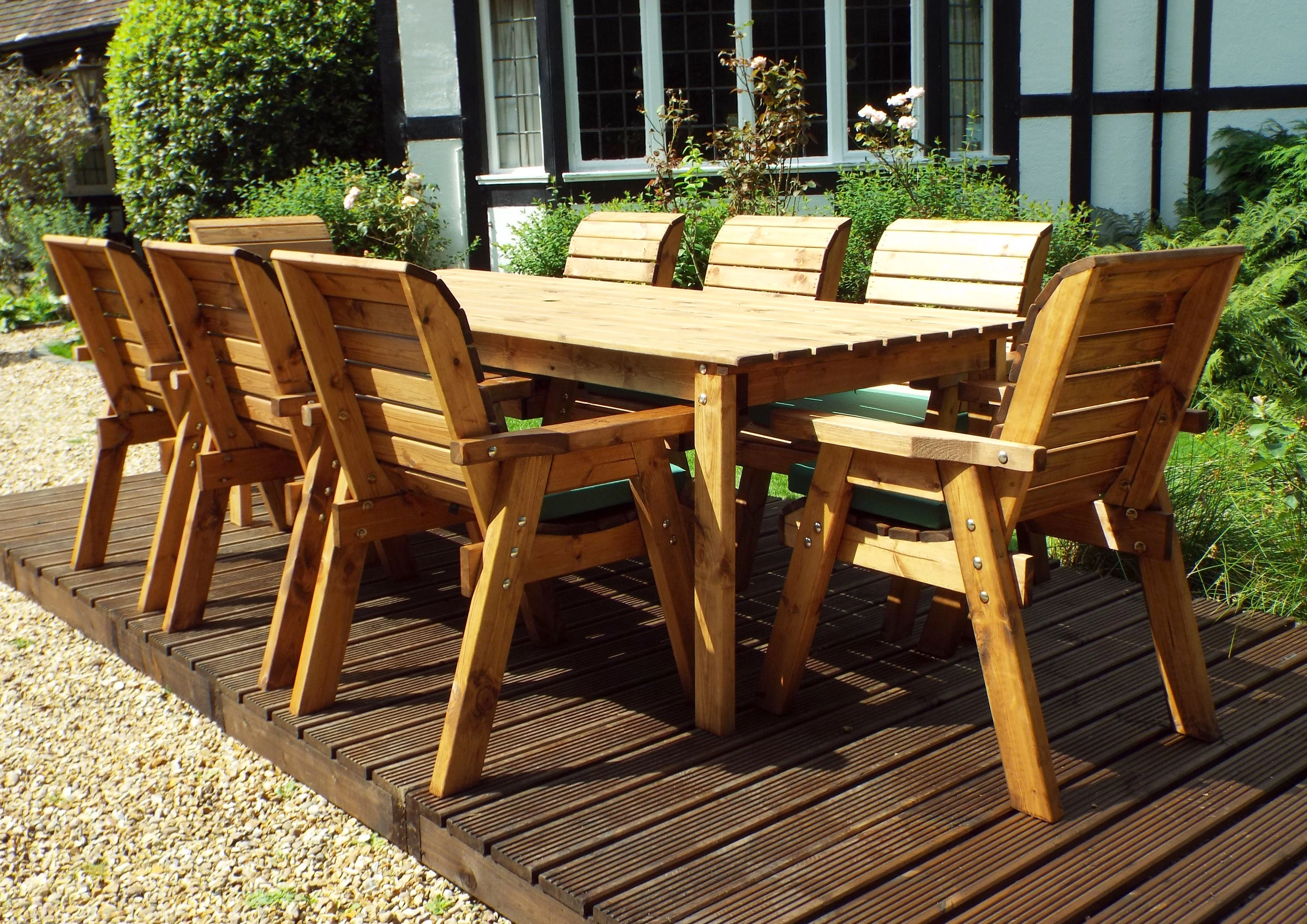 HB17 - Eight Seater Rectangular Table Set - Image 6