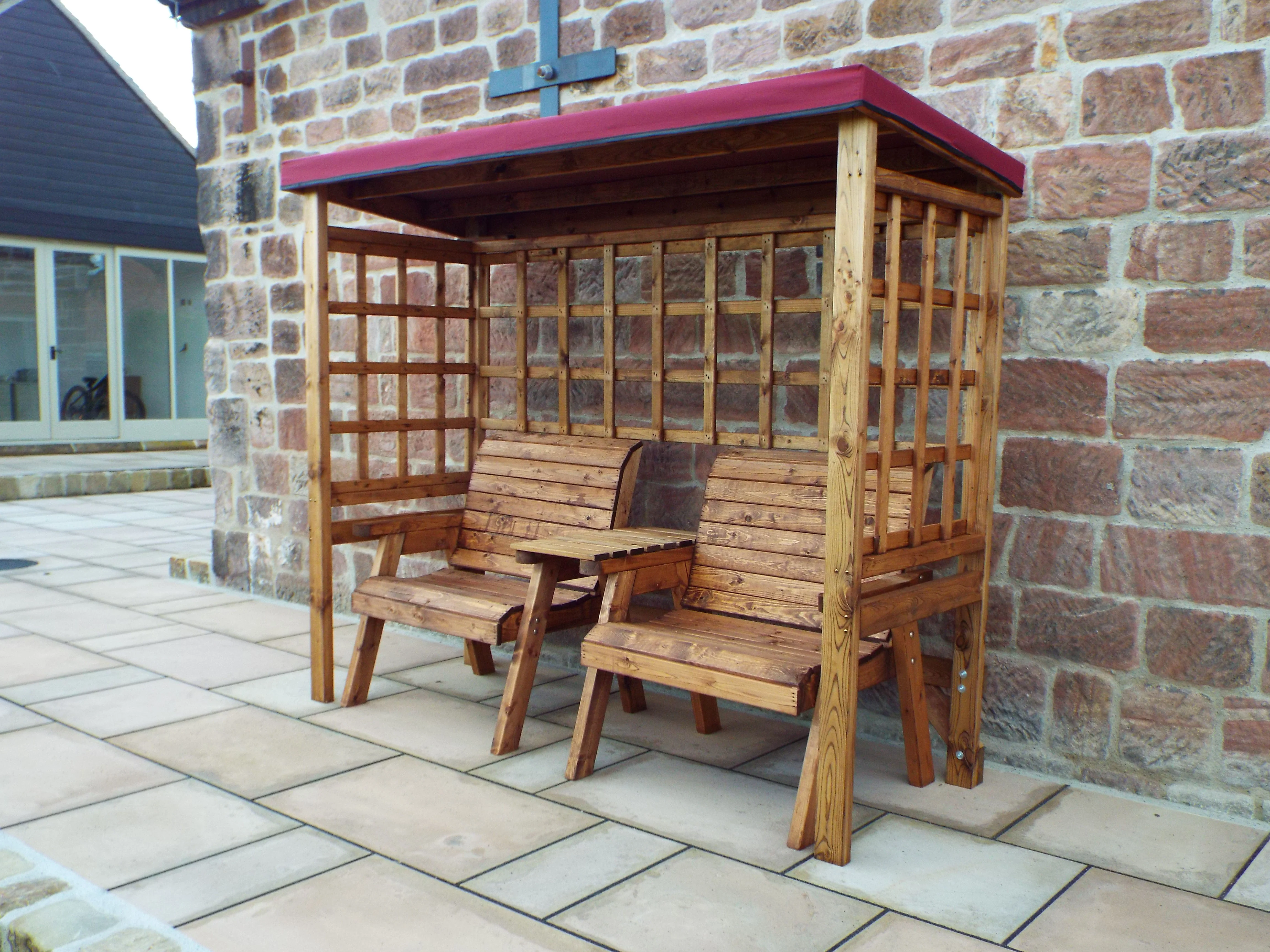 HB222B - Grand Henley Twin Arbour Burgundy
