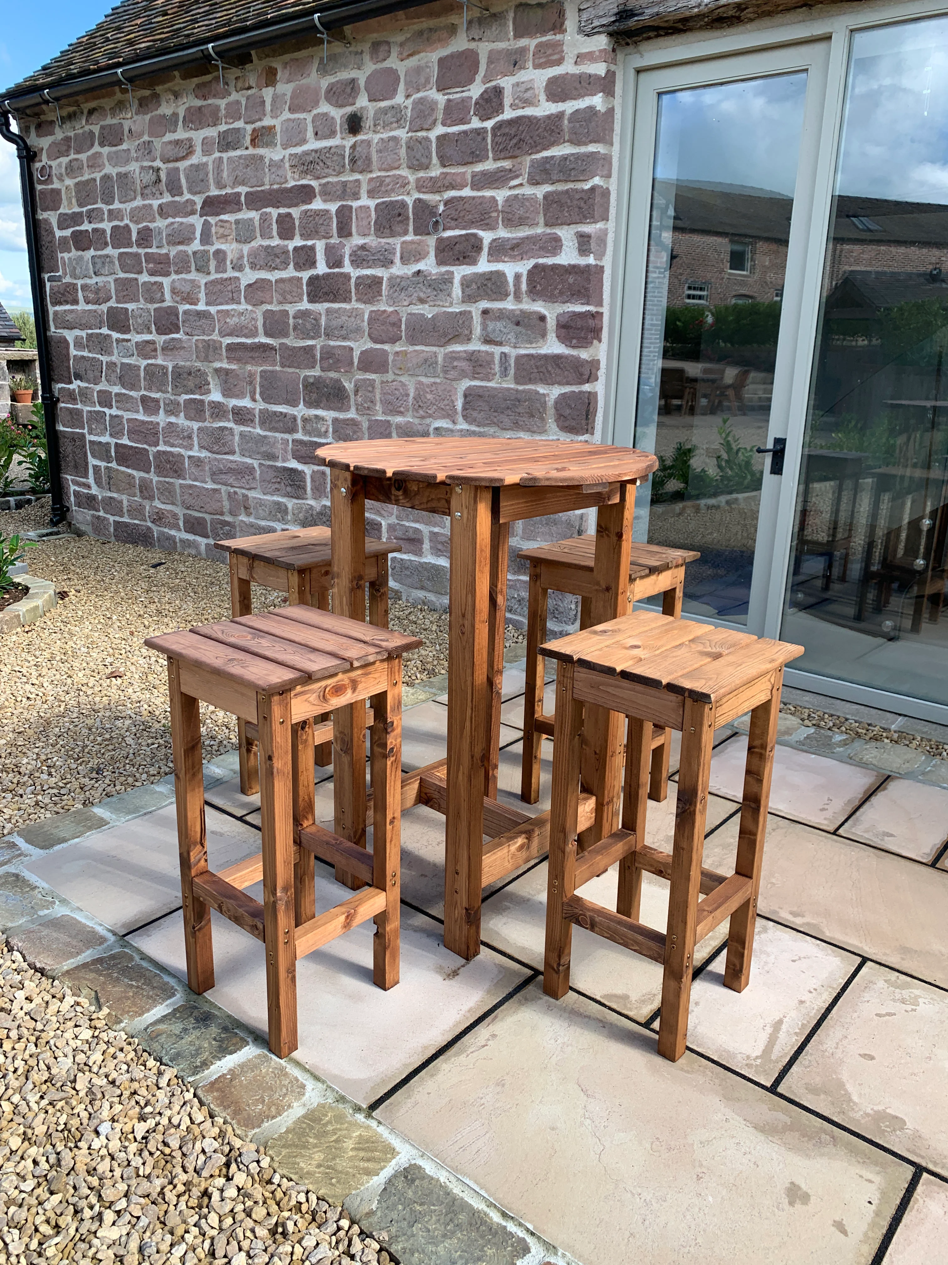 HB224 - Alfresco Bar Set Four Seater - Image 6