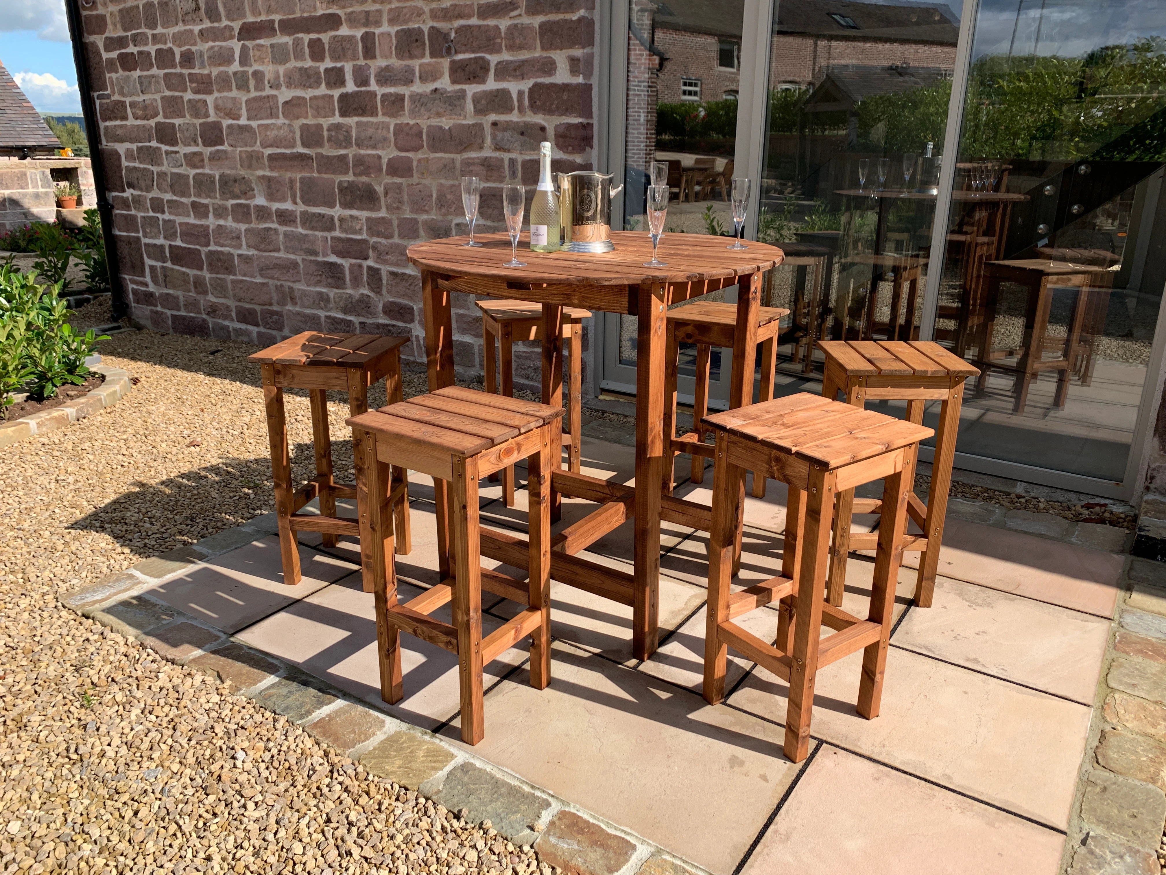 HB225 - Alfresco Bar Set Six Seater - Image 4