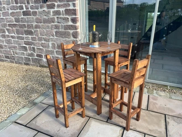 HB229 - Deluxe Alfresco Bar Set Four Seater - Image 4