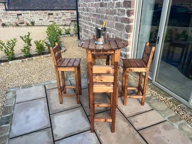 HB229 - Deluxe Alfresco Bar Set Four Seater - Image 6