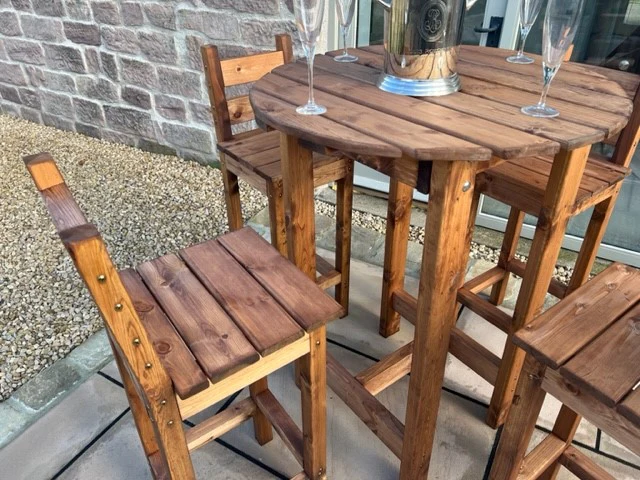 HB229 - Deluxe Alfresco Bar Set Four Seater - Image 7