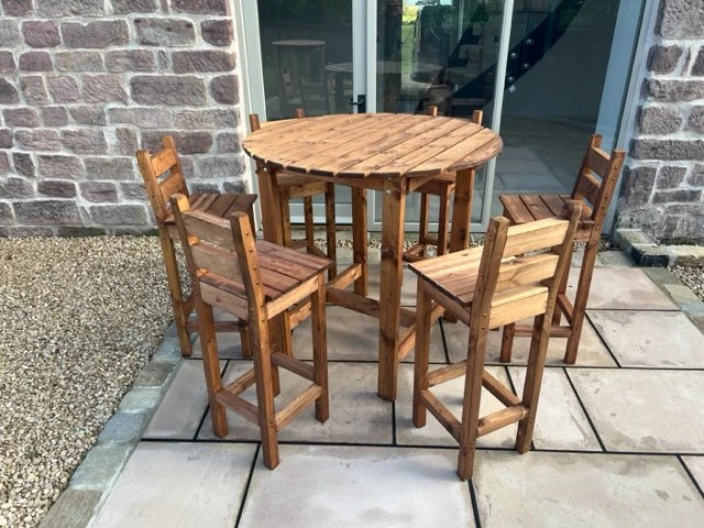 HB230 - Deluxe Alfresco Bar Set Six Seater - Image 3