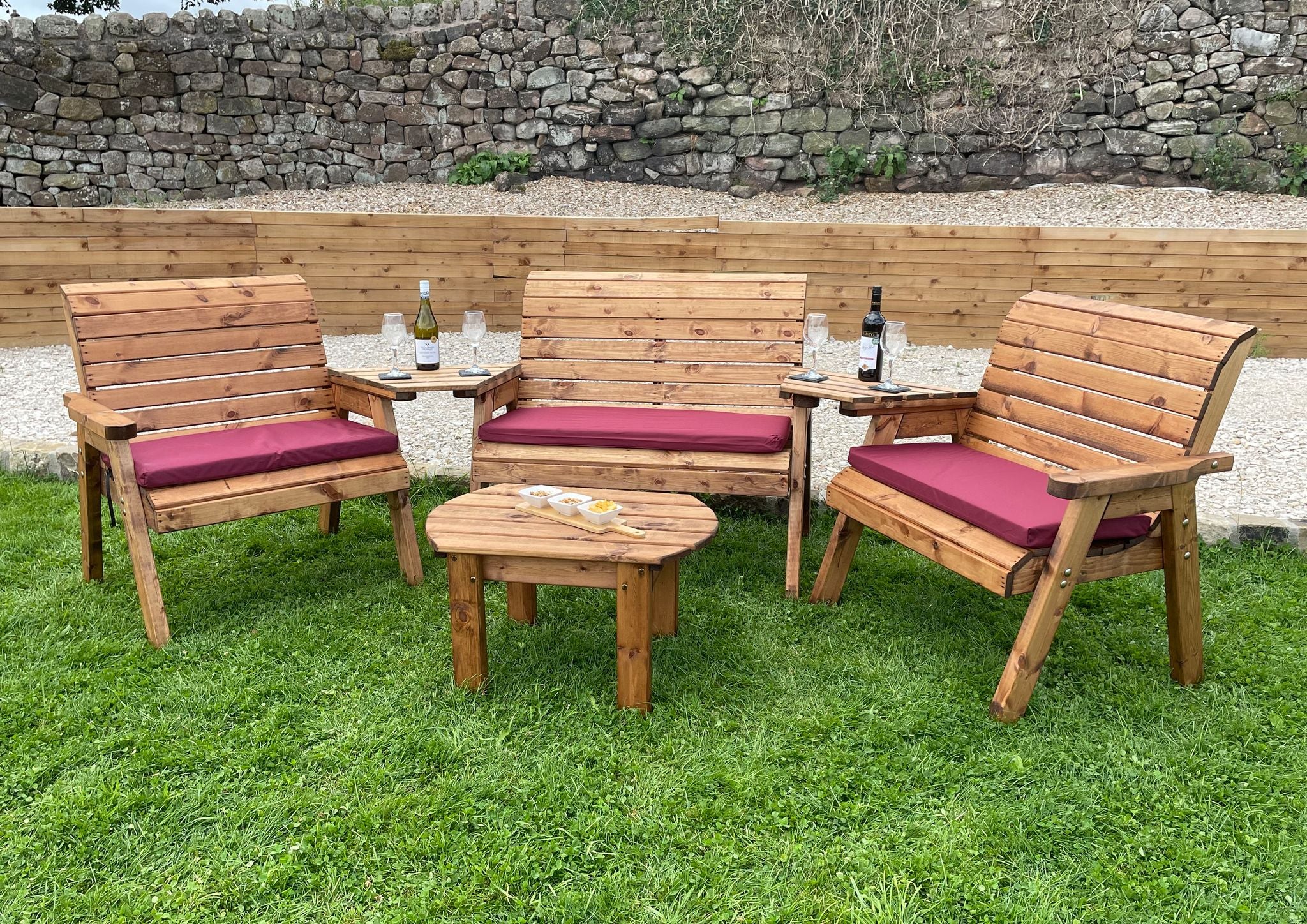 HB264 - Grand Rectangular Four Seater Multi Set - Image 3