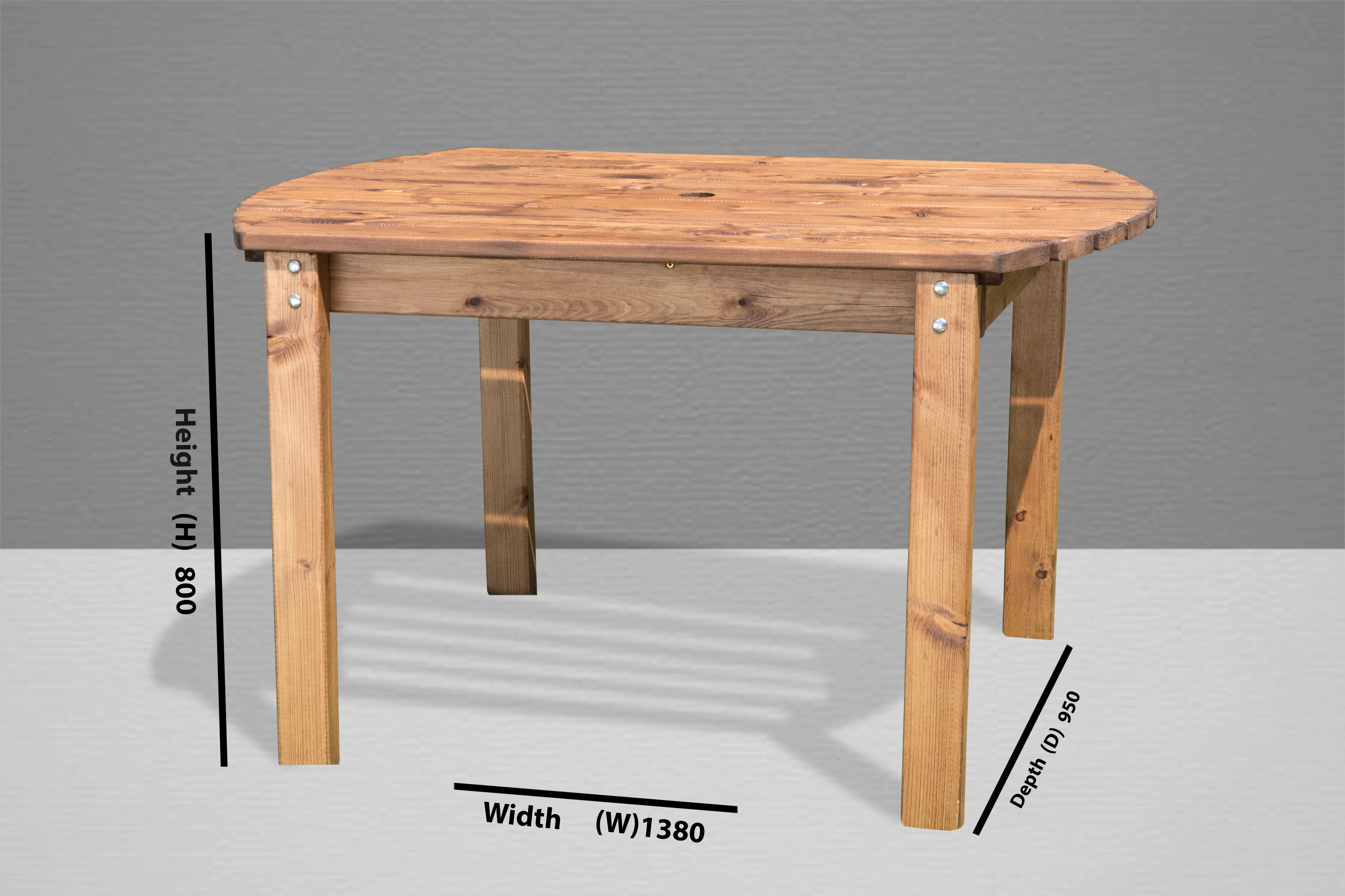 HB13 - Six Seater Rectangular Table Set - Image 6