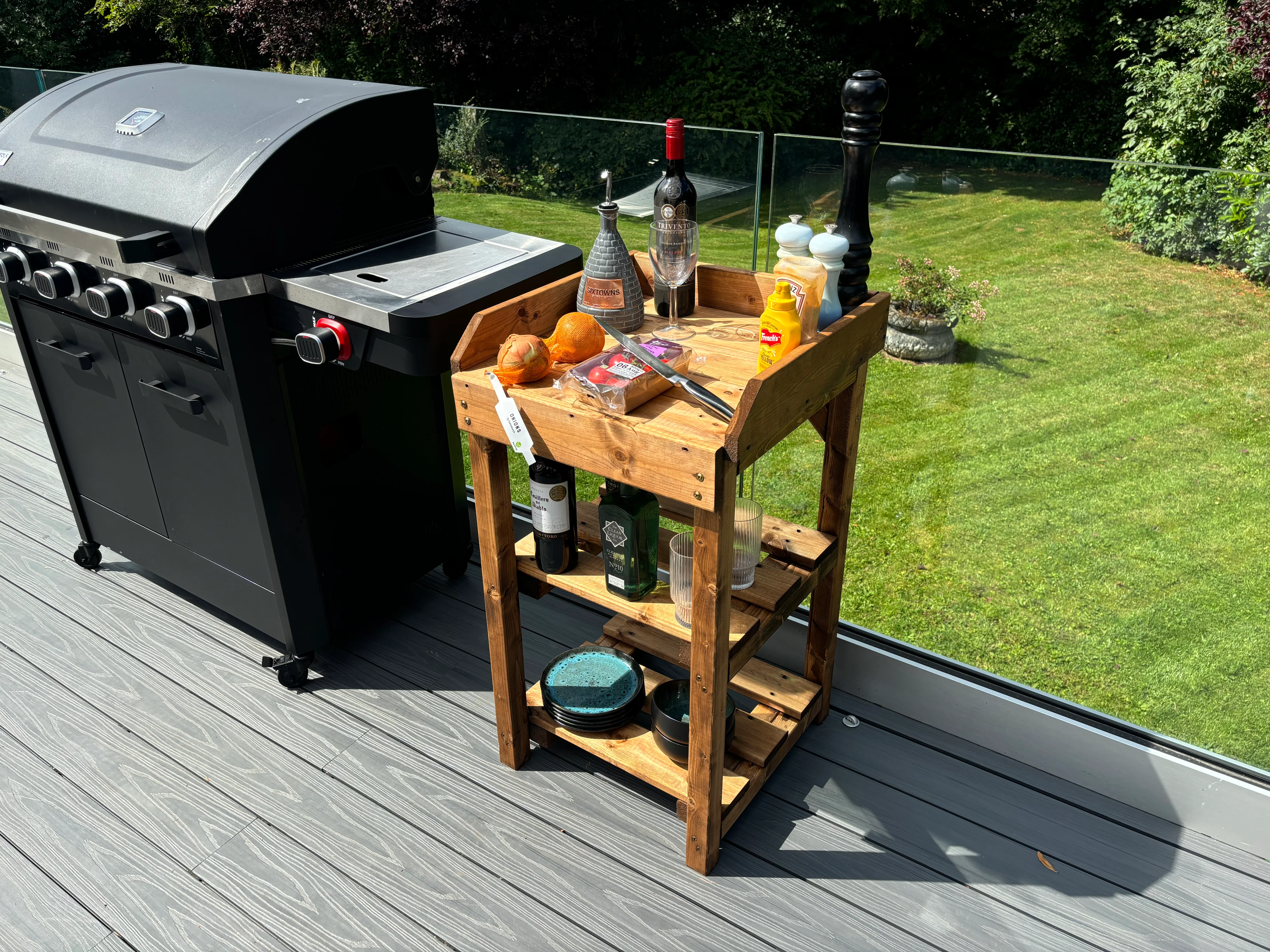 HB307 - Deluxe Davenport BBQ Table Regular - Image 5