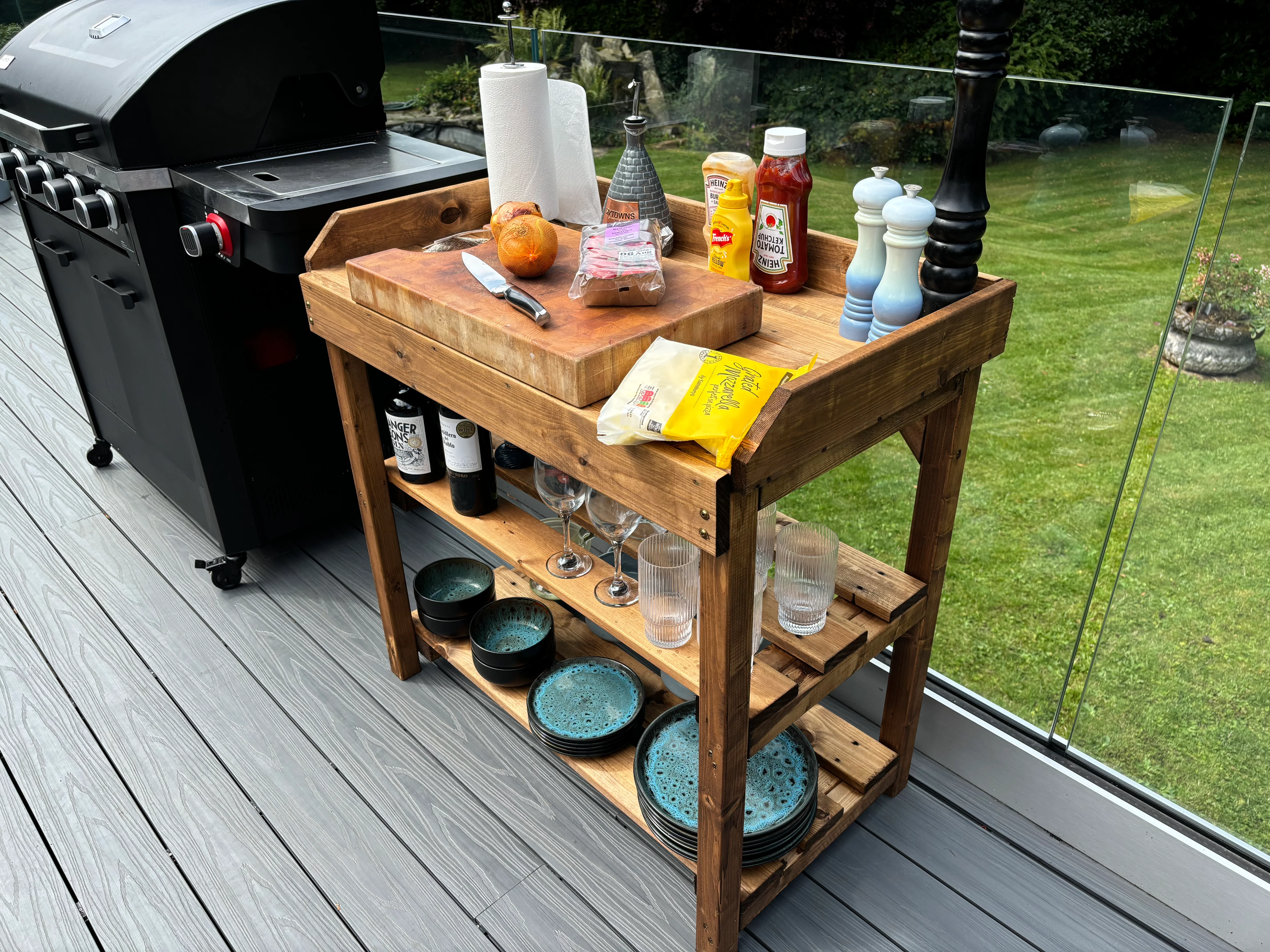 HB308 - Deluxe Davenport BBQ Table Large - Image 3