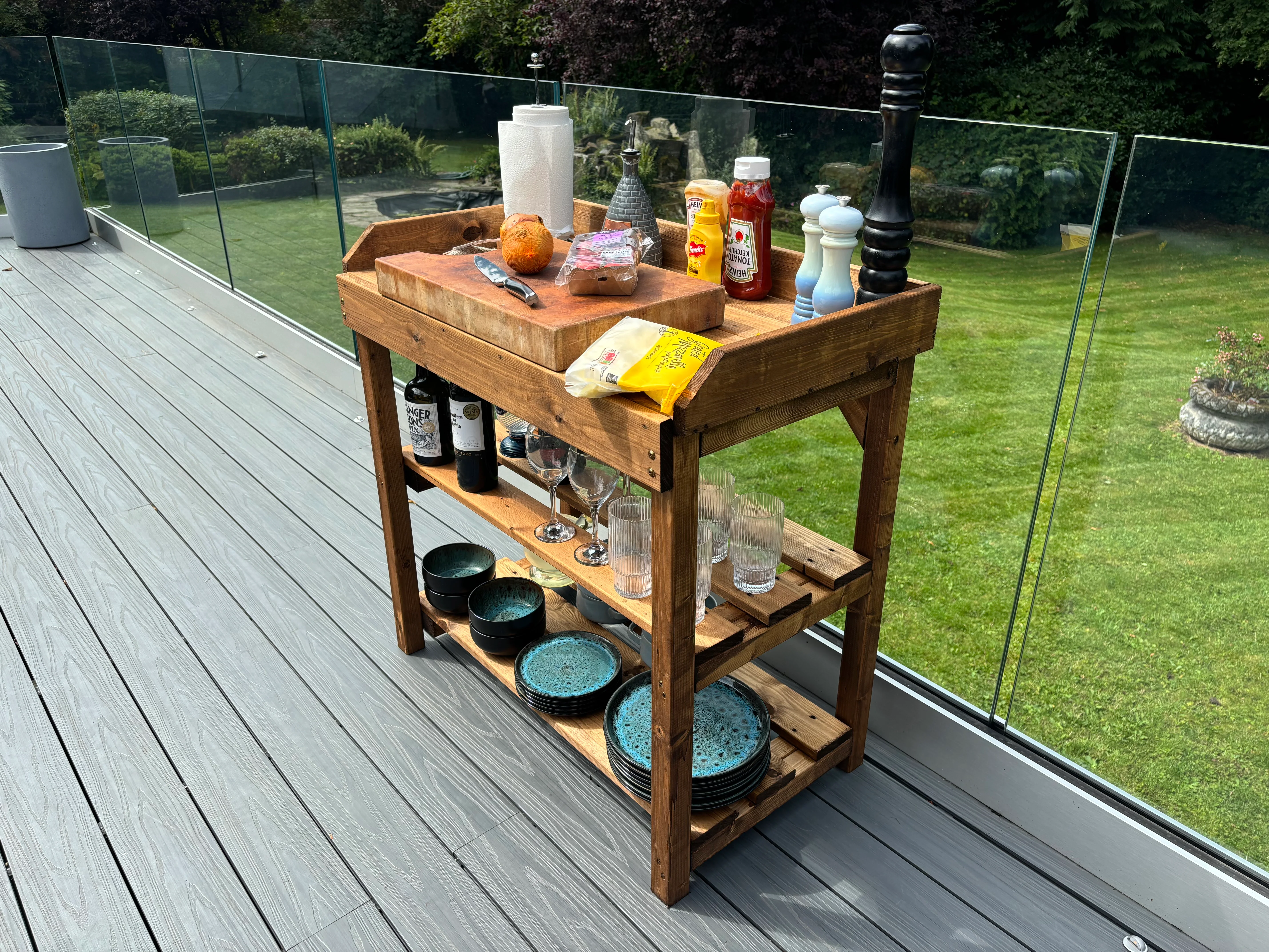 HB308 - Deluxe Davenport BBQ Table Large - Image 4