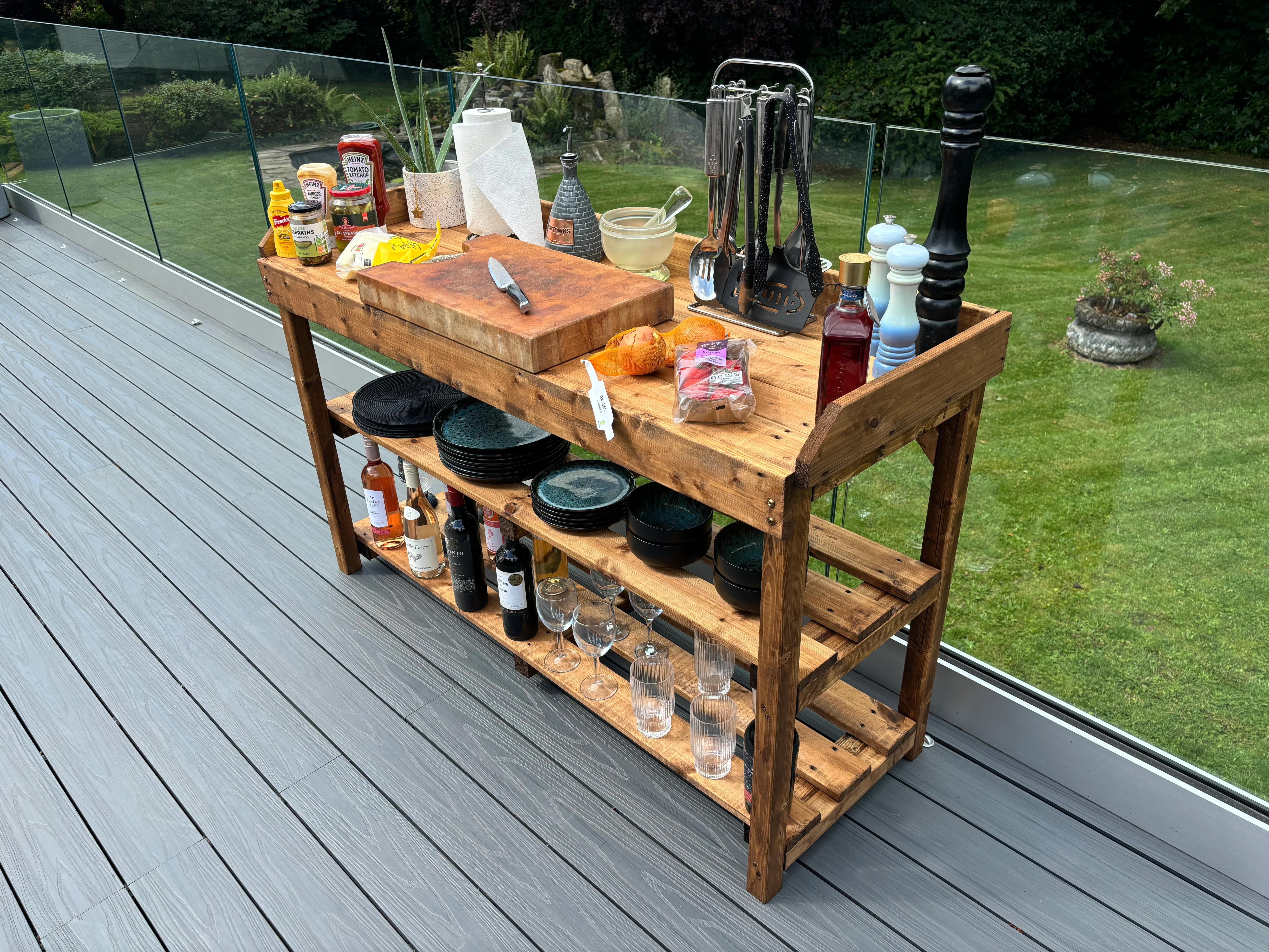 HB309 - Deluxe Davenport BBQ Table Extra Large - Image 3