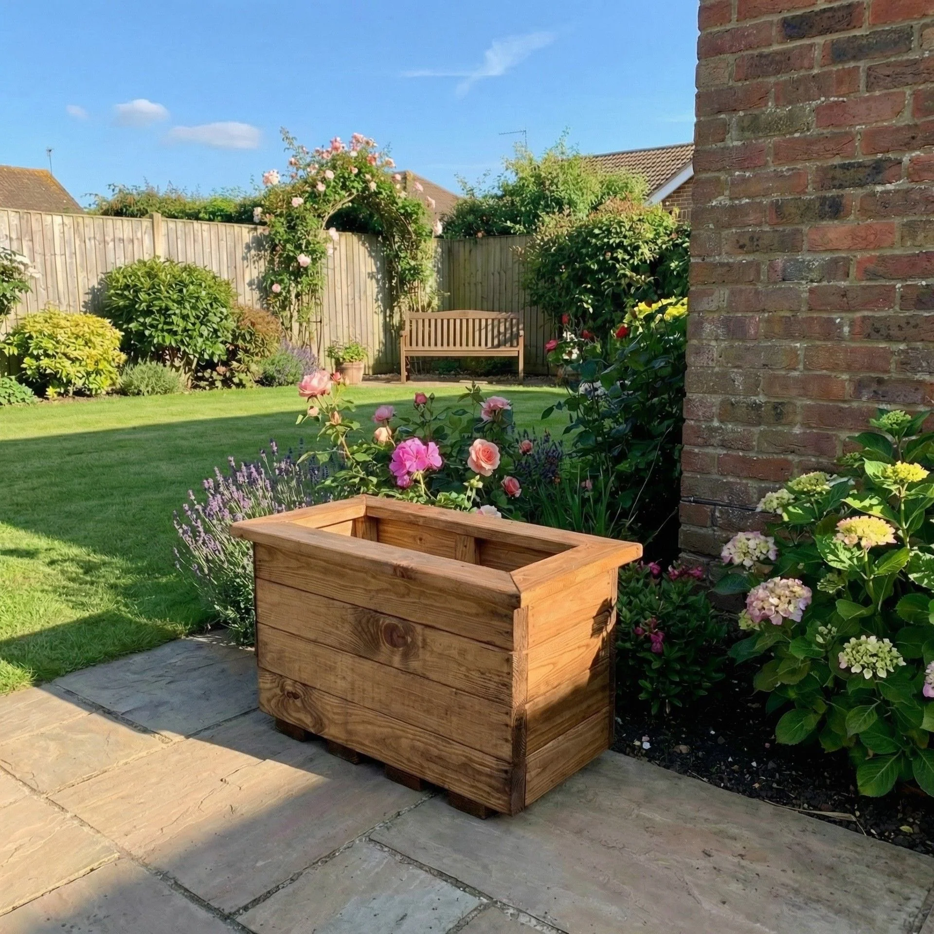 HB38 - Regular Wooden Trough - Image 3