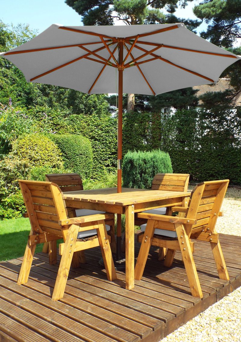 HB57 - Four Seater Square Table Set - Image 5