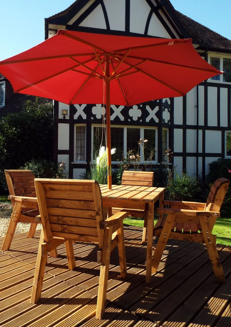 HB57 - Four Seater Square Table Set - Image 8