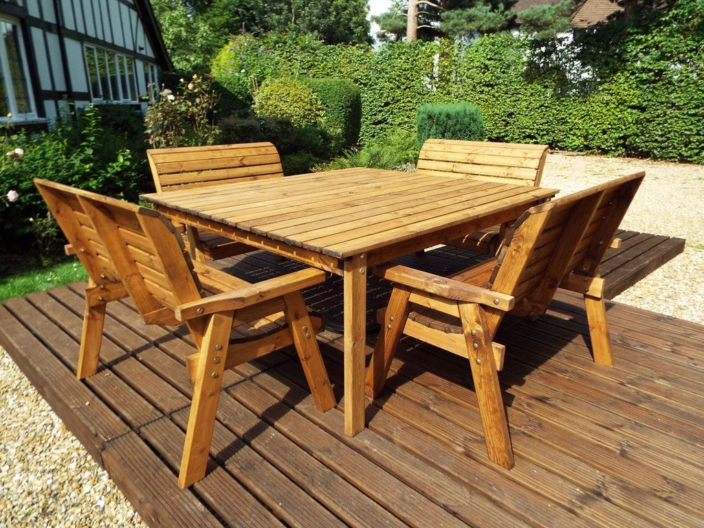 HB81 - Eight Seater Square Table Set - Image 3
