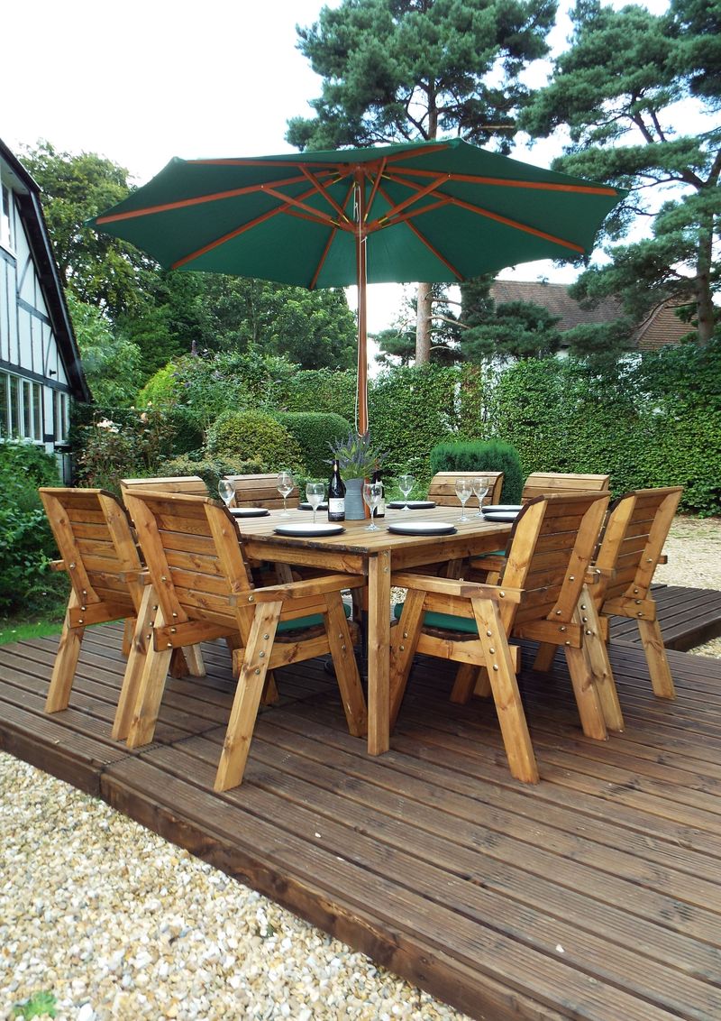 HB82 - Eight Seater Square Table Set - Image 7