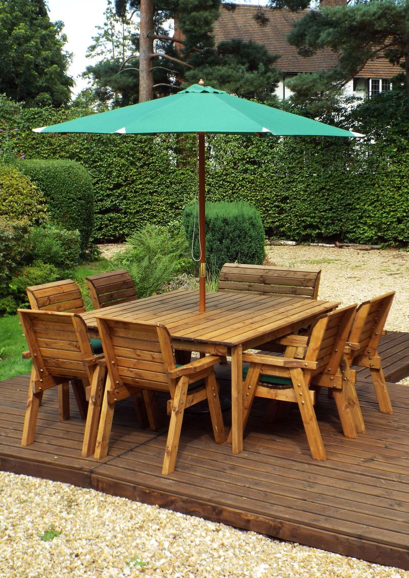 HB83 - Eight Seater Square Table Set - Image 6