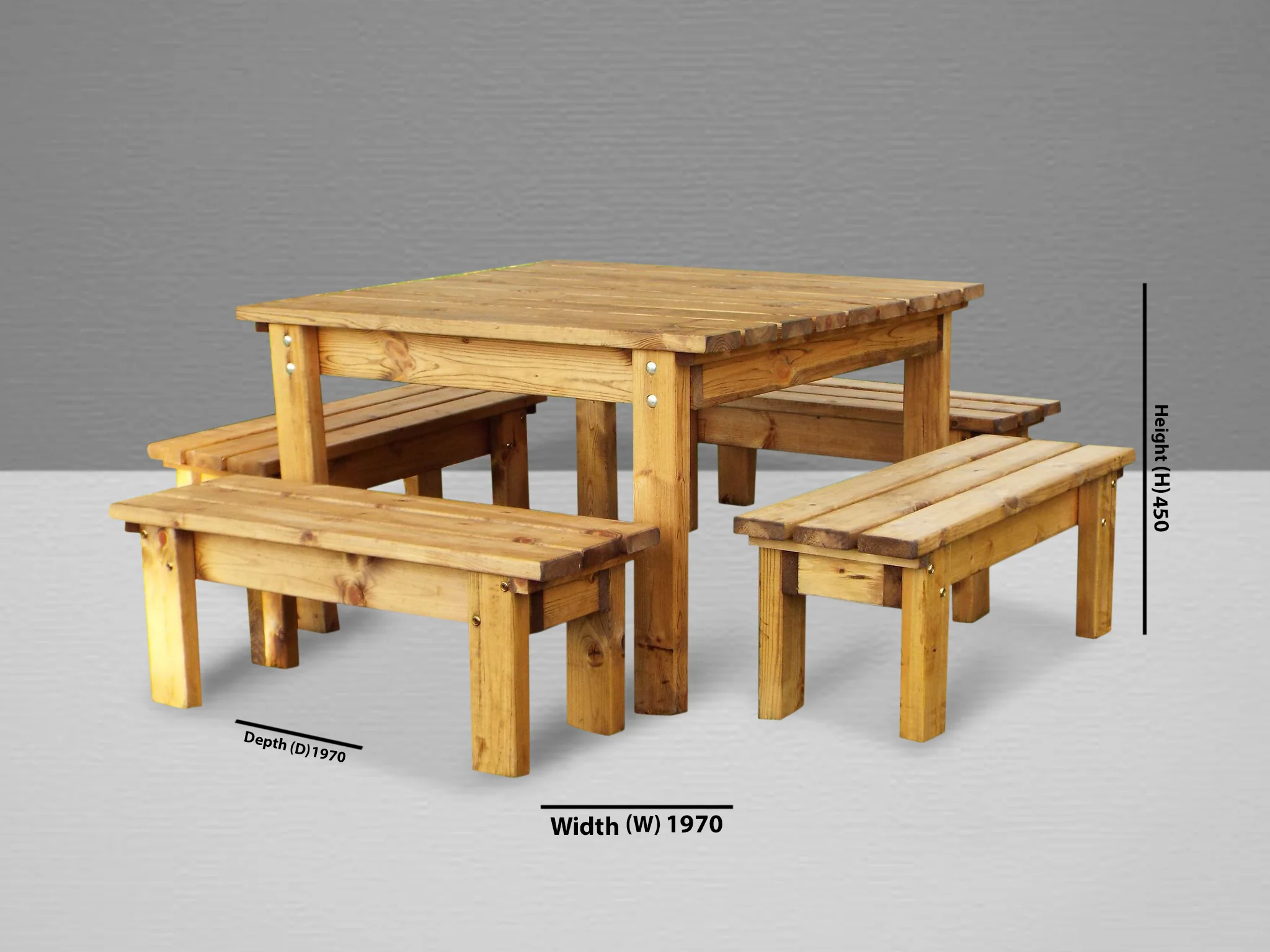 HB84 - Little Fella's Square Table Set - Image 5